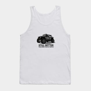 A Jeep Slogans Still Better thank being stuck in traffic! - Grey Essential Tank Top